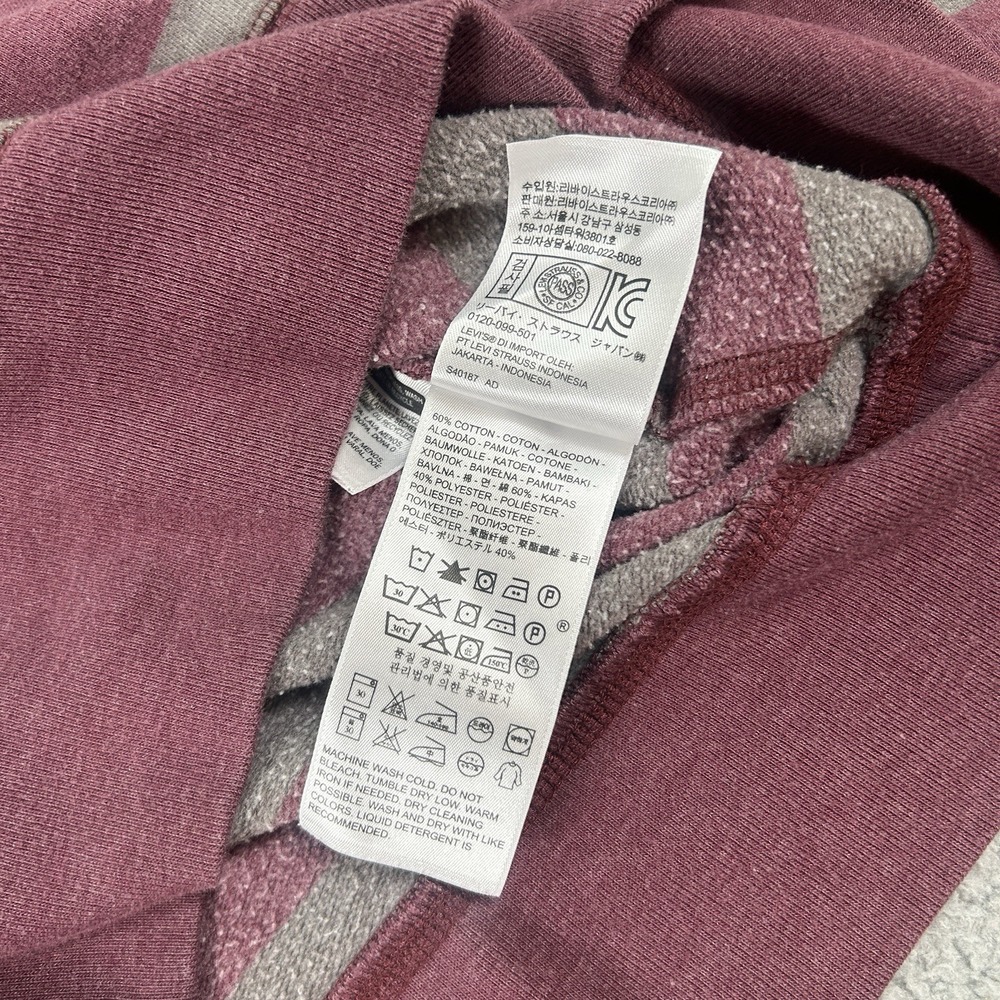 Levi's Herren Freizeit Sweater Men's Medium 40x25 Multicolor Pullover Logo - Picture 14 of 16